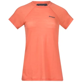 Maglietta da donna Bergans Floyen Wool Tee Orange