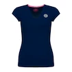 Maglietta da donna BIDI BADU  Bella 2.0 Tech V-Neck Tee Dark Blue