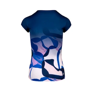 Maglietta da donna BIDI BADU  Bella 2.0 Tech V-Neck Tee Dark Blue/Rose