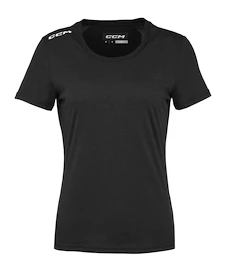 Maglietta da donna CCM Crew Neck SS TEE Black