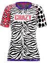 Maglietta da donna Crazy Idea  Mountain Flash Black/Zebra SS22