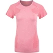 Maglietta da donna Endurance  Vanilla Melange Seamless Tee SS Dusty Rose