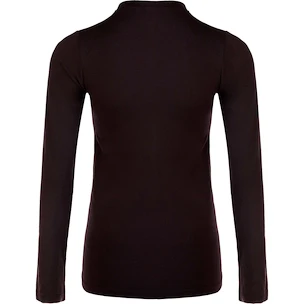 Maglietta da donna Endurance  Yalia Seamless Wool Print LS Baselayer Dark Purple