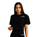 Maglietta da donna GymBeam  Limitless Cropped T-shirt Black