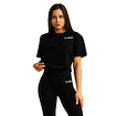 Maglietta da donna GymBeam  Limitless Cropped T-shirt Black XS