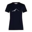 Maglietta da donna Icebreaker Merino 150 Tech Lite SS T South Const Midnight Navy M