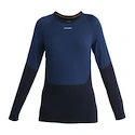 Maglietta da donna Icebreaker Merino 200 Sonebula LS Crewe Mid Navy/Royal Navy/Snow/Cb XL