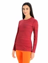 Maglietta da donna Icebreaker  W 200 Oasis LS Crewe Ski Cherry
