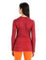 Maglietta da donna Icebreaker  W 200 Oasis LS Crewe Ski Cherry