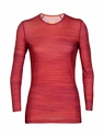 Maglietta da donna Icebreaker  W 200 Oasis LS Crewe Ski Cherry