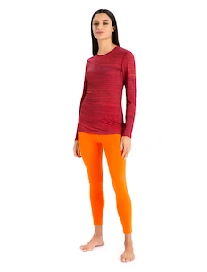 Maglietta da donna Icebreaker  W 200 Oasis LS Crewe Ski Cherry