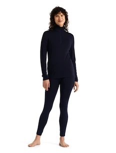 Maglietta da donna Icebreaker  W 260 Tech LS Half Zip MIDNIGHT NAVY