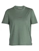 Maglietta da donna Icebreaker  W Central SS Tee SAGE