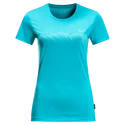 Maglietta da donna Jack Wolfskin  Crosstrail Graphic T Dark Aqua