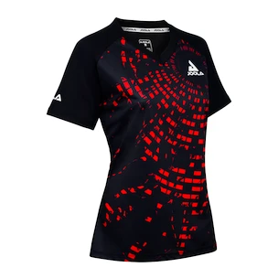 Maglietta da donna Joola  Lady Shirt Centrela Black/Red M