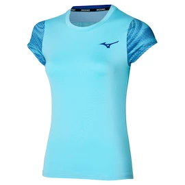 Maglietta da donna Mizuno Charge Printed Tee Blue Glow