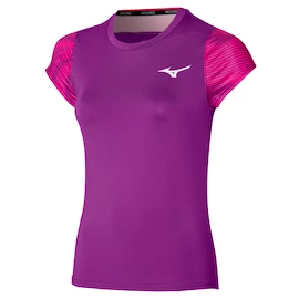 Maglietta da donna Mizuno Charge Printed Tee Purple Magic