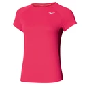 Maglietta da donna Mizuno  Dry Aero Flow Tee Rose Red