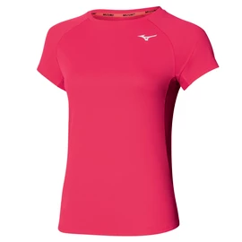 Maglietta da donna Mizuno Dry Aero Flow Tee Rose Red