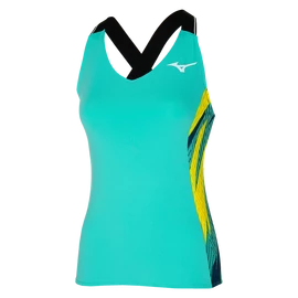 Maglietta da donna Mizuno Printed Tank Turquoise