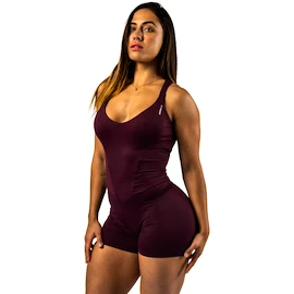 Maglietta da donna Nebbia STRONG BEAUTY Body-Enhancing Workout Jumpsuit 427 dark red