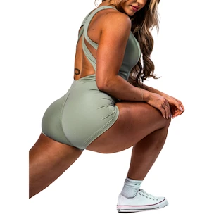 Maglietta da donna Nebbia STRONG BEAUTY Body-Enhancing Workout Jumpsuit 427 light green