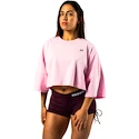 Maglietta da donna Nebbia STRONG BEAUTY Oversized Cropped Tee JUST FLOW 431 pink