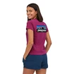 Maglietta da donna Patagonia  P-6 Logo Responsibili Star Pink