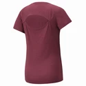 Maglietta da donna Puma  Run 5K Logo Tee Grape Wine