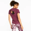 Maglietta da donna Puma  Run 5K Logo Tee Grape Wine