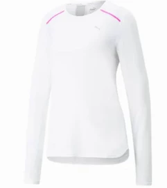 Maglietta da donna Puma Run Cloudspun Marathon LS Tee Puma White