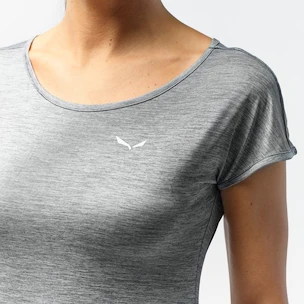 Maglietta da donna Salewa  Puez Melange Dry S/S Tee Rose Red Melange