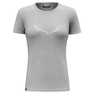 Maglietta da donna Salewa  Solidlogo Dri-release Heather grey