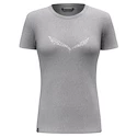 Maglietta da donna Salewa  Solidlogo Dri-release Heather grey 40
