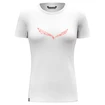 Maglietta da donna Salewa  Solidlogo Dri-release White