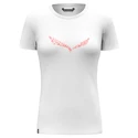 Maglietta da donna Salewa  Solidlogo Dri-release White