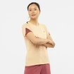 Maglietta da donna Salomon  Cross Run SS Tee Apricot Ice