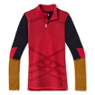 Maglietta da donna Smartwool  W Intraknit Merino 200 Colorblck 1/4 Zip pomegranate