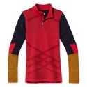 Maglietta da donna Smartwool  W Intraknit Merino 200 Colorblck 1/4 Zip pomegranate