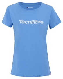 Maglietta da donna Tecnifibre Club Cotton Tee Azur