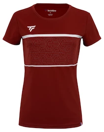 Maglietta da donna Tecnifibre Club Tech Tee Cardinal