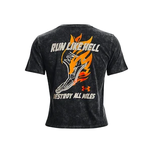 Maglietta da donna Under Armour  Destroy All Miles Tee II-BLK