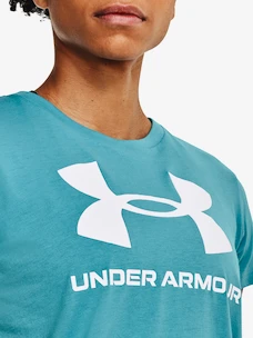 Maglietta da donna Under Armour  SPORTSTYLE LOGO SS-BLU S
