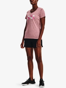 Maglietta da donna Under Armour  Tech Twist Graphic SSV-PNK XS