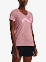 Maglietta da donna Under Armour  Tech Twist Graphic SSV-PNK XS
