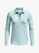 Maglietta da donna Under Armour  Zinger MicroStripe LSPolo-BLU S