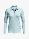 Maglietta da donna Under Armour  Zinger MicroStripe LSPolo-BLU S