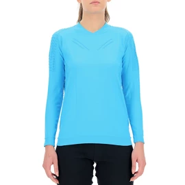 Maglietta da donna UYN Run Fit OW Shirt LS Blue Danube