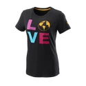 Maglietta da donna Wilson  Love Earth Tech Tee W Black