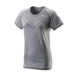 Maglietta da donna Wilson Power Seamless Crew Dark Grey